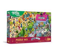 Trefl The Family, Festeggiano 160 Pezzi-Puzzle Colorato con i Treflik, Intrattenimento Creativo, Gioco per Bambini dai 6 anni, Multicolore, 40052