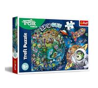 Trefl The Family, I Treflik nello Spazio 100 Pezzi-Puzzle Colorato, Divertimento Creativo, Intrattenimento per Bambini dai 5 anni, Multicolore, 16496