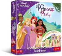 Trefl The Princess Party, Disney Princess - Gioco da tavolo in famiglia, personaggi e dadi, porta le principesse al castello, un gioco per i più giovani con personaggi fiabeschi, per bambini dai 3