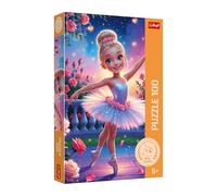Trefl - The Treflik Family, Ballerina - Puzzle da 100 pezzi - Puzzle colorato con una ballerina tra le rose, intrattenimento creativo, divertimento per bambini dai 5 anni in su