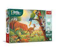 Trefl - The Treflik Family, Inspired By Nature, Koala e canguri - 100 pezzi - Puzzle colorati con personaggi delle fiabe, intrattenimento creativo, divertimento per bambini dai 5 anni in su