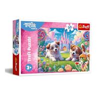 Trefl The Treflik Family, Un Mondo Pieno di Sorrisi 30 Pezzi-Puzzle Colorato con Cuccioli, Divertimento Creativo, Intrattenimento per Bambini dai 3 anni, Multicolore, 18319