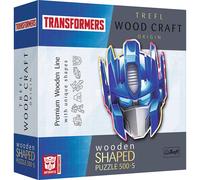 Trefl Transformers Wood Craft 500+5 pezzi Puzzle Autobot: Optimus Prime Transformers Forme irregolari 50 puzzle speciali Puzzle moderno premium p