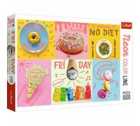 Trefl TRF10580 Puzzle da 1000 Pezzi - Neon Color Line: Sweet Week