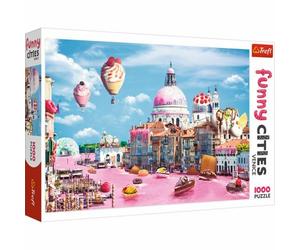 Trefl TRF10598 Puzzle da 1000 Pezzi - Funny Cities: Sweets in Venice