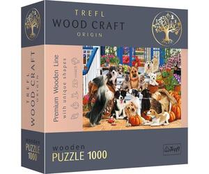 Trefl TRF20149 Puzzle da 1000 Pezzi - Woodcraft: Amicizia Canina
