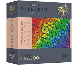 Trefl TRF20159 Puzzle da 501 Pezzi - Woodcraft: Farfalle Arcobaleno