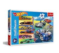 Trefl - Puzzle Macchinine veloci Hot Wheels 24 maxi - 1-39 Pezzi
