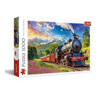 Trefl - Viaggio in Treno - Puzzle 1000 Pezzi - Puzzle Fai da te, Intrattenimento Creativo, Puzzle Classico per Adulti e Bambini dai 14 anni