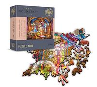 Trefl- Woodcraft 1000 Elementi, Artigianato Ligneo, Forme Irregolari, 100 Figure di Animali, Moderno Premium, Fai da Te, per Adulti E Bambini dai 12 Anni Puzzle, Colore Magic Room