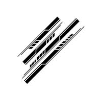 TREGADHZ Adesivi per Auto 4 Pezzi, per Volkswagen VW Caddy MK1 MK2 MK3 MK4 2 3 4 Maxi Kombi Camper Van Grafica Decalcomanie in Vinile Accessori per Tuning