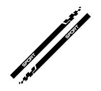 TREGADHZ Car Door Side Skirt Stripes Stickers Auto Vinyl Film Decoration Decals, for Astra j h g k Corsa d Tuning Accessories
