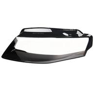 TREGOO Auto Copriobiettivo Faro Compatibile con A4 A4L B8 2009 2010 2011 2012 Copri Faro Anteriore per Auto Copri Faro Trasparente Custodia in Vetro Paralume Trasparente(Left)