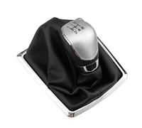 TREGOO Compatibile con Ford Fiesta 2009-2013 Focus Mk2 2005-2011 Leva del Pomello del Cambio per Auto Pomello Cambio Auto(Silver,5Speed)