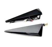 TREGOO Compatibile con Megane MK2 2002-2009 per Megane per CC 2003-2010 Dynamic Flowing Side Marker Indicatore di Direzione Ricambi Auto Indicatore Direzione Auto(Black)
