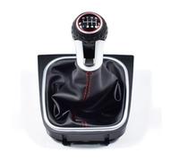 TREGOO Compatibile con per Golf 5 6 MK5 MK6 per Scirocco 2009 5 6 velocità Car Styling Manuale Leva del Pomello del Cambio Penna Bastone Pomello Cambio Auto(6 Speed)