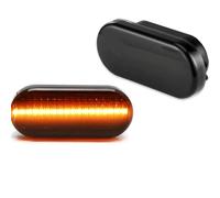 TREGOO Compatibile con per GTI per R32 MK4 2000 2001 2002 2003 Luce di Posizione Laterale Anteriore Sostituisci Le Lampade di Posizione Laterali OEM Ricambi Auto Indicatore Direzione Auto(Black)