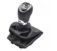 TREGOO Compatibile con Skoda per Octavia per A7 MK3 2014 2015 2016 2017 2018 2019 5/6 velocità Pomello del Cambio Leva Cambio Ghetta Boot Copertura Pomello Cambio Auto(6 Speed)