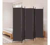 TREISL Paravento per Camera da Letto Marrone 250x200 cm in Tessuto Divisore per Ambienti Spazio Privato Proteggere Privacy Parete di Fondo Paravento Separe Casa Studio Ufficio Facile da Riporre