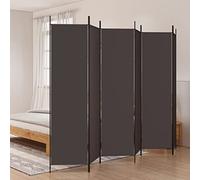 TREISL Paravento per Camera da Letto Marrone 300x200 cm in Tessuto Divisore per Ambienti Spazio Privato Proteggere Privacy Parete di Fondo Paravento Separe Casa Studio Ufficio Facile da Riporre