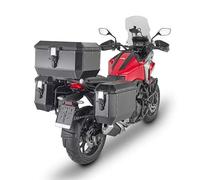 Trekker 56 ALASKA Valigia in alluminio Monokey, Nero 56 L. Volume / Carico ma...