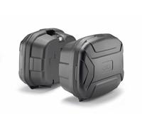 Trekker Lite - coppia di valigie laterali Monokey nere, 35 litri