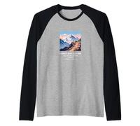 Trekking al Campo Base dell'Everest, Punto panoramico di Kala Patthar 5545m Maglia con Maniche Raglan