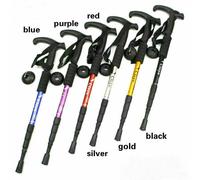 Trekking Manico Regolabile Bastone Telescopico Passeggiate Antishock Monopod New