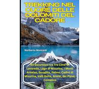 Trekking nel Cuore delle Dolomiti del Cadore: 90 Escursioni tra Tre Cime di Lavaredo, Lago di Misurina, i Monti Antelao, Sorapiss, Pelmo, Cadini di Misurina, Valli Boite, Ansièi, del Piave, Comelico