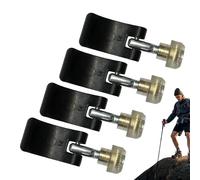 Trekking Pole Lock Replacement, Walking Pole Handle Fastener 2,2 x 0,67 x 0,51 pollici, Climbing Stick Clip with Nut & Screws, Sturdy Locking Part for Outdoor Hiking, Backpacking