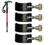 Trekking Pole Lock Replacement, Walking Stick Clip, Climbing Pole Buckle, Durevole Fastener con viti Dute, Design anti-slittamento, per Hiking, Camping, Backpacking More