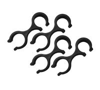 Trekking Poles Clip Set - 5.8x2.2x0.8cm 4pcs Stick Holder Clamp, Outdoor Walking Pole Organizer | 8-Shape Trekking Pole Clip For Hiking Camping Climbing Safety Gear | Poles Storage Accessory