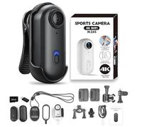 Treklon POV Camera,Treklon 4s Body Camera,1080P/4K pov pro cameras,Mini Wearable Adventure Action Cameras,170° Wide Angle with Audio and Video Recording Wearable,for Cycling,Diving,Ski (Black,1080P)