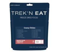 Trek'n Eat Creamy Chicken - Risotto al Pollo e Verdure, Pasto Outdoor 145 g | Risotto cremoso con riso 38%, pollo 9% e verdure. Busta da 145 g: aggiungi 350 ml d'acqua bollente, pronto in 10 minuti