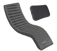 TREKOLOGY Ultralight Camping Sleep Bundle - Materassino Gonfiabile UL80 e Cuscino Gonfiabile ALUFT Ultra (Grigio) - Materasso ad Aria Leggero per Backpacking con Cuscino Ergonomico da Viaggio