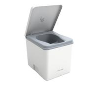 TRELINO Evo - Mobile Campeggio e attività all'aperto - WC separabile Furgone e Camper Senza Corrente (Bianco M (33 x 39 x 36) Unisex Adulto, M (39T x 33B x 36H cm)