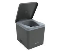 TRELINO WC Evo - Mobile WC per Campeggio e attività all'aperto - WC separatore per Camper Furgone e Camper Senza Corrente (Antracite M (33 x 39 x 36)