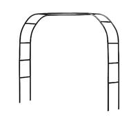Trellis Arch, Climbing Plants, Garden Backdrop, Metal Support Frame, Wedding Arbor Decoration, Ideal for Outdoor Ceremony Tool, 94.49x55.12x14.96 Inches, Black Color, 1 Piece