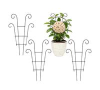 Trellis Climbing Plants - Vertical Growth Pillar | Indoor Pothos Support with Steel Stakes, Home Office Balcony Porch Patio Pots Garden Decor, Long Tail Structure for Monstera Vine Ivy