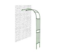 Trellis da giardino in metallo con rose, supporto for traliccio for matrimoni, Trellis for piante rampicanti di vite e gelsomino (verde)(2.4x2.4x0.4m)