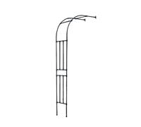 Trellis da giardino in metallo resistente, ingresso decorativo for vialetti, supporto for traliccio for piante rampicanti (dimensioni: 2,4x0,4x0,6-3 m)(1.8x2.4x0.4m)