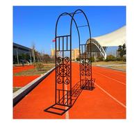 Trellis da giardino in metallo resistente, Trellis for piante rampicanti di vite e gelsomino, traliccio da 2,6 m, for prato, cortile e patio(2.6x2.67x0.4m)