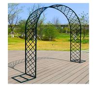 Trellis da giardino ispessito, robusto traliccio for esterni, facile da montare, for traliccio for piante rampicanti, durevole e di lunga durata.(Green,2x2.4x0.4m)