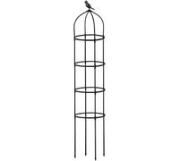 Trellis da giardino - Metallo 1,74 m per supporto per fiori, UV, cetriolo, clematide e esterno, sentieri e cortile