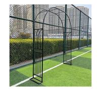 Trellis da giardino, pergolato resistente da 2,6 m, supporto for piante rampicanti in metallo for interni ed esterni, for decorazioni da matrimonio con Trellis di rose(Black,2.6x2.3x0.4m)