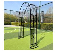 Trellis decorativo in metallo, supporto for traliccio for pergolato, decorazione e abbellimento da giardino, for cortile, prato e patio(Black)