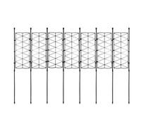 Trellis Di Piante Da Arrampicata - Frame Di Supporto Al Giardino | Obelisco Di Piante Di Metallo | Trellis Alti Arrugginiti Per Verdure, Fiori, Viti, Gabbie Di, Piante Di Cetriolo, Piante Di