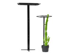 Trellis di piante da arrampicata - supporto cilindrico nero, robusta cornice verticale | Struttura da giardino per impieghi pesanti, obelisco di piselli dolci durevoli, supporto per coltivazione flore