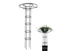 Trellis for Climbing Plants | Coated Steel Vertical Flower Support Frame | Vertical Metal Umbrella Gardening Trellis Tower for Flowers, Houseplants, Vines