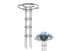 Trellis for Climbing Plants | Coated Steel Vertical Flower Support Frame | Vertical Metal Umbrella Gardening Trellis Tower for Flowers, Houseplants, Vines